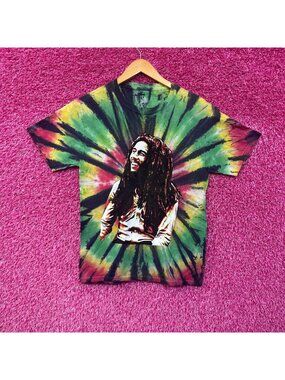 Bob Marley One Love Portrait tiedye T-shirt size small